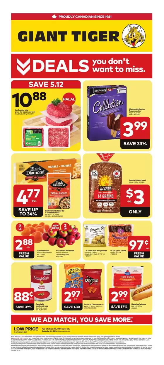 Giant Tiger catalogue | Exclusive bargains | 2026-09-02T00:00:00.000Z - 2026-09-08T00:00:00.000Z
