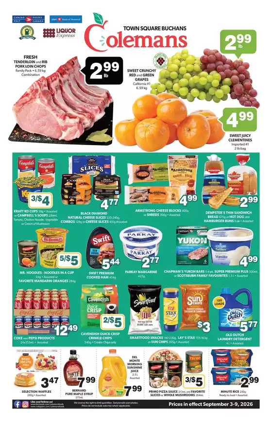 Coleman's catalogue | Save now with our deals | 2026-09-03T00:00:00.000Z - 2026-09-09T00:00:00.000Z