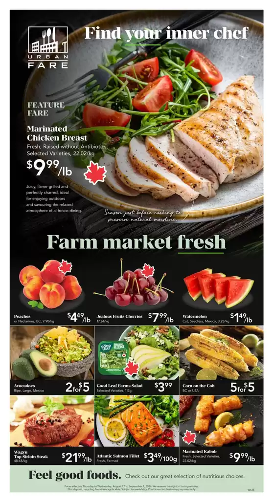 Urban Fare catalogue in Drummondville | Weekly Flyer | 2026-08-27T00:00:00.000Z - 2026-09-02T00:00:00.000Z