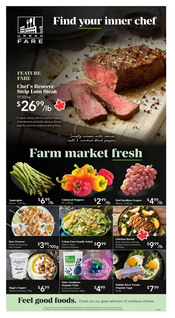 Urban Fare catalogue | Our best deals for you | 2026-09-03T00:00:00.000Z - 2026-09-09T00:00:00.000Z