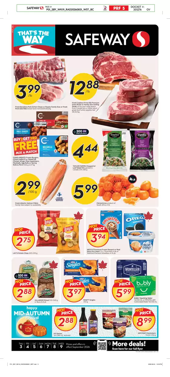 Safeway catalogue | Weekly Flyer - BC | 2026-09-03T00:00:00.000Z - 2026-09-09T00:00:00.000Z