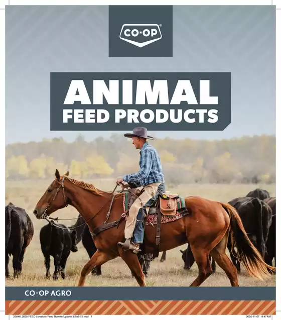 Co-op Agro catalogue | Animal Feed Products | 2026-01-15T00:00:00.000Z - 2027-01-06T00:00:00.000Z