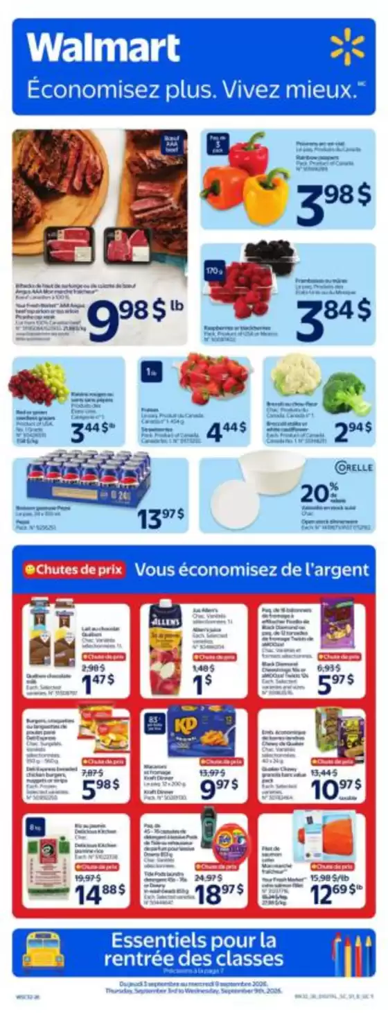 Walmart catalogue | Top offers for all bargain hunters | 2026-09-03T00:00:00.000Z - 2026-09-09T00:00:00.000Z