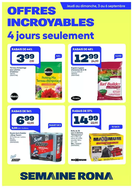 RONA catalogue in Wingham ON | Our best bargains | 2026-09-03T00:00:00.000Z - 2026-09-06T00:00:00.000Z