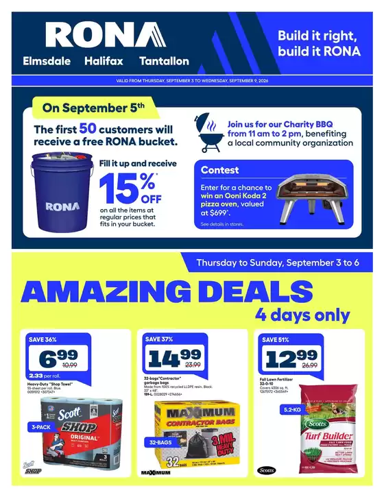 RONA catalogue in Wingham ON | RONA Weekly ad | 2026-09-03T00:00:00.000Z - 2026-09-09T00:00:00.000Z