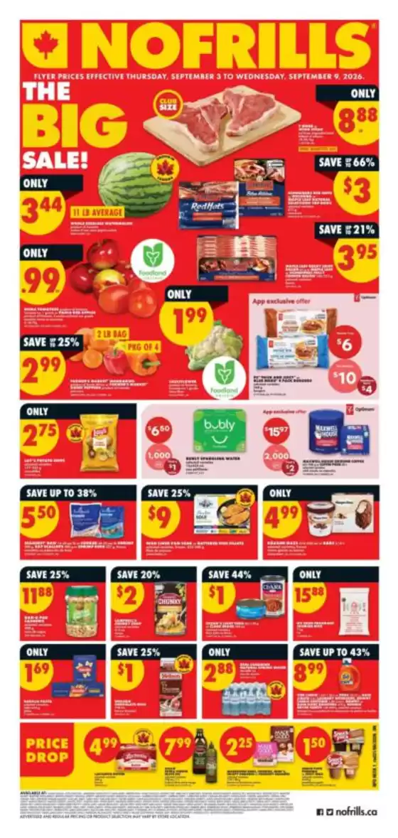 No Frills catalogue | Discover attractive offers | 2026-09-03T00:00:00.000Z - 2026-09-09T00:00:00.000Z