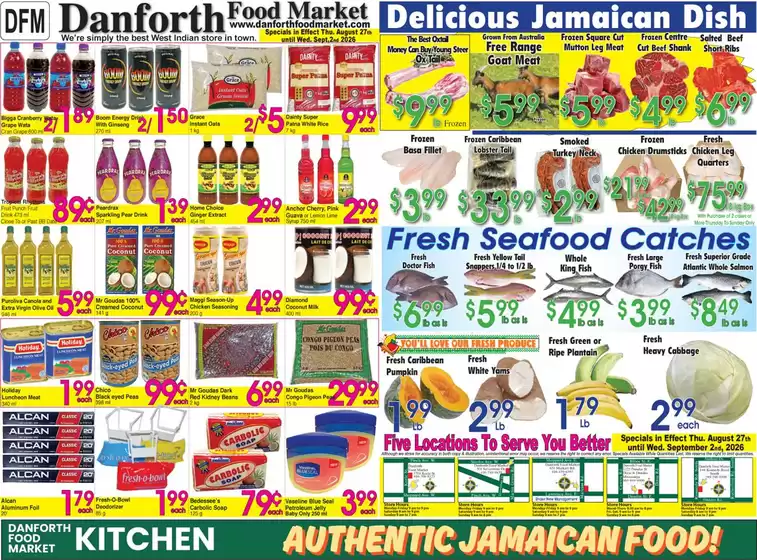 Danforth Food Market catalogue | Danforth Food Market | 2026-08-27T00:00:00.000Z - 2026-09-02T00:00:00.000Z