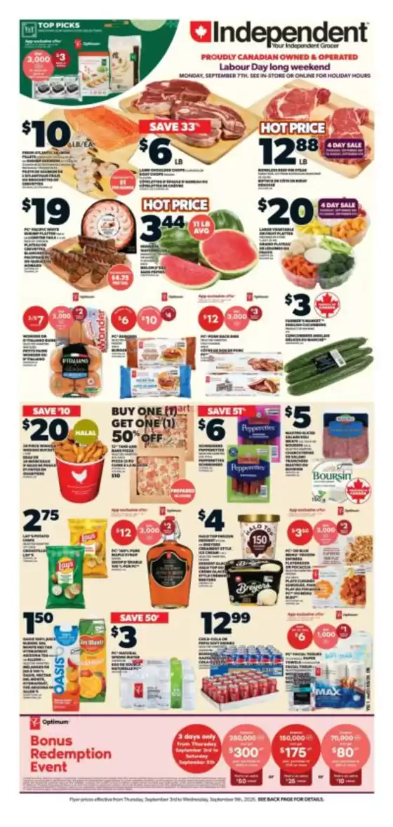 Independent Grocer catalogue | Current special promotions | 2026-09-03T00:00:00.000Z - 2026-09-09T00:00:00.000Z