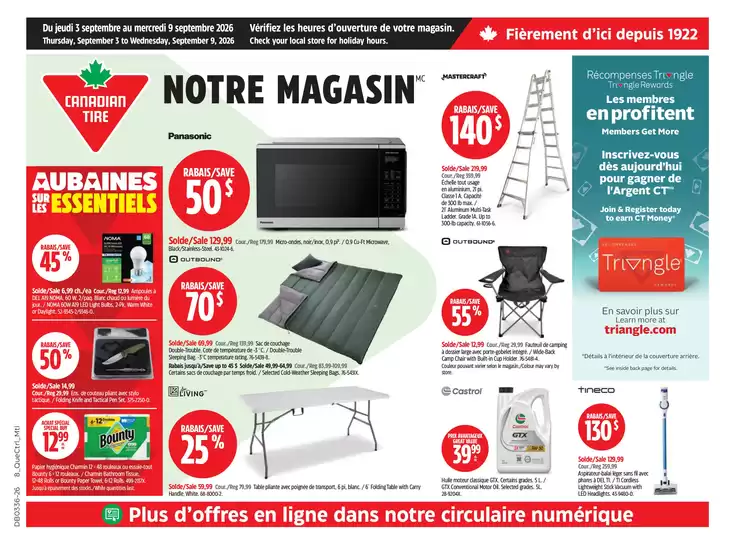 Canadian Tire catalogue | Current deals and offers | 2026-09-03T00:00:00.000Z - 2026-09-09T00:00:00.000Z
