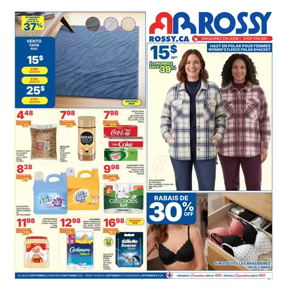 Rossy catalogue | Attractive special offers for everyone | 2026-09-03T00:00:00.000Z - 2026-09-09T00:00:00.000Z