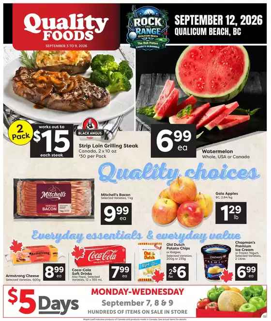 Quality Foods catalogue | Everyday essentials & everyday value | 2026-09-03T00:00:00.000Z - 2026-09-09T00:00:00.000Z