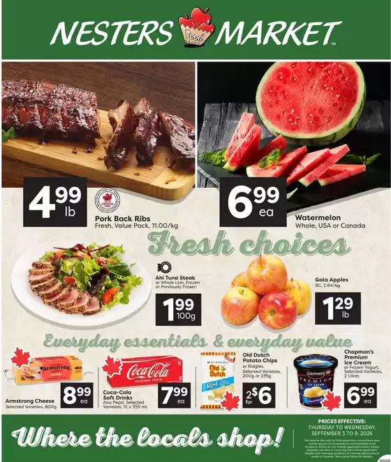 Nesters Market catalogue | Weekly flyer | 2026-09-03T00:00:00.000Z - 2026-09-09T00:00:00.000Z