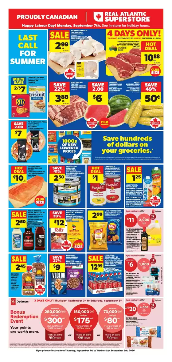 Atlantic Superstore catalogue | Weekly flyer | 2026-09-03T00:00:00.000Z - 2026-09-09T00:00:00.000Z