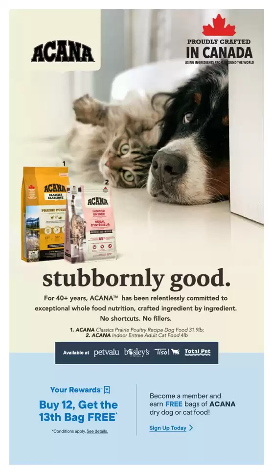 Petvalu catalogue | Buy 12, Get the 13th Bag FREE | 2026-09-03T00:00:00.000Z - 2026-10-30T00:00:00.000Z