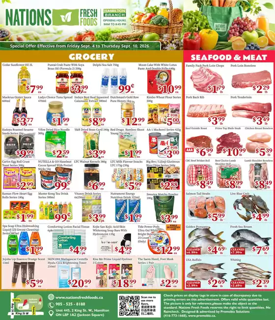 Nations Fresh Foods catalogue | Our Weekly Specials are here at Nations Fresh Foods Hamilton! | 2026-09-04T00:00:00.000Z - 2026-09-10T00:00:00.000Z