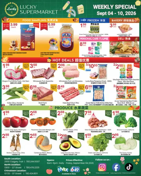 Lucky Supermarket catalogue | Edmonton Specials | 2026-09-04T00:00:00.000Z - 2026-10-10T00:00:00.000Z