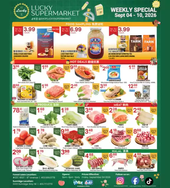 Lucky Supermarket catalogue | Calgary Specials | 2026-09-04T00:00:00.000Z - 2026-10-10T00:00:00.000Z