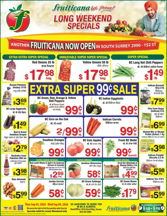 Fruiticana catalogue | Fruiticana Weekly Specials | 2026-09-04T00:00:00.000Z - 2026-09-09T00:00:00.000Z