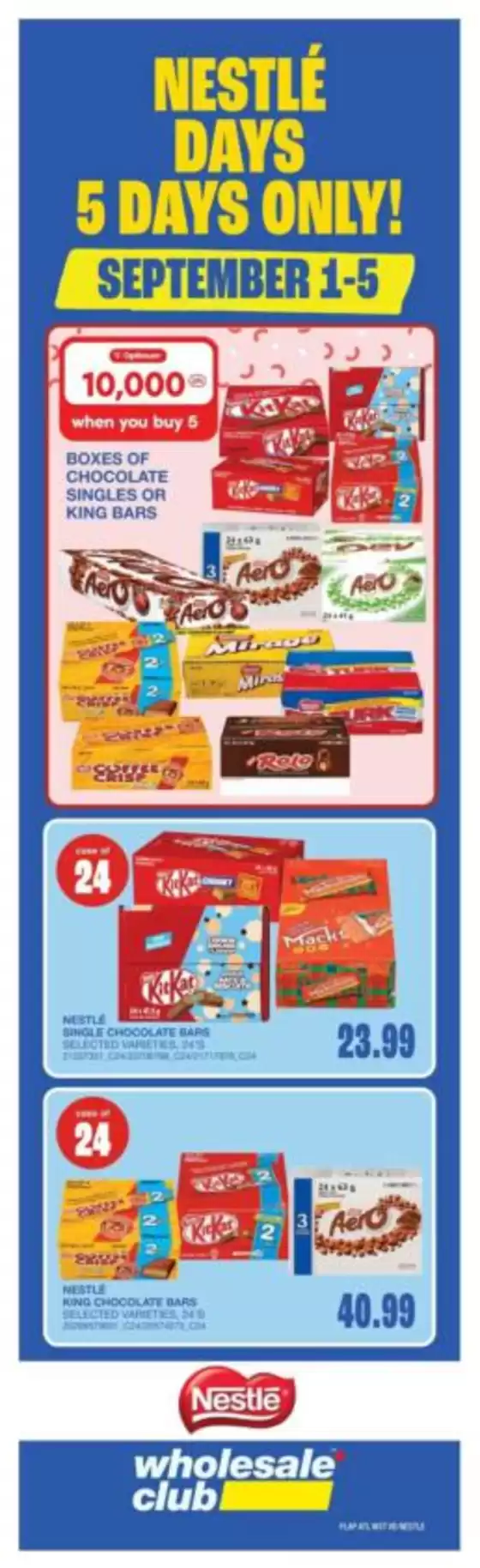 Wholesale Club catalogue | Current deals and offers | 2026-09-01T00:00:00.000Z - 2026-09-05T00:00:00.000Z