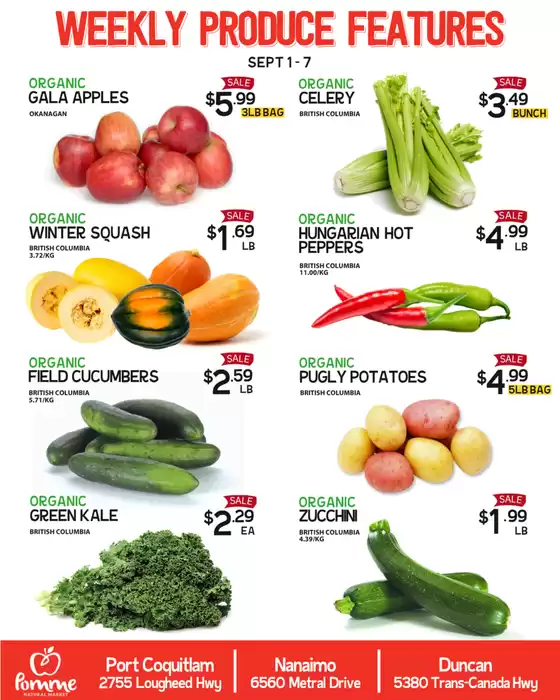 Pomme Natural Market catalogue | Weekly flyer  | 2026-09-04T00:00:00.000Z - 2026-09-07T00:00:00.000Z
