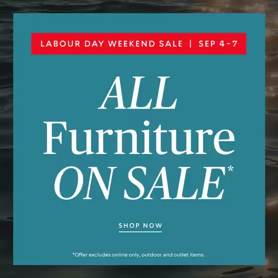 Ashley Furniture catalogue | Labour day weekend sale | 2026-09-04T00:00:00.000Z - 2026-09-07T00:00:00.000Z