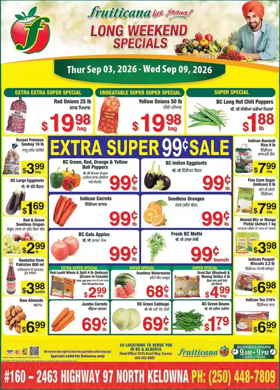 Fruiticana catalogue | Special offers for you | 2026-09-03T00:00:00.000Z - 2026-09-09T00:00:00.000Z