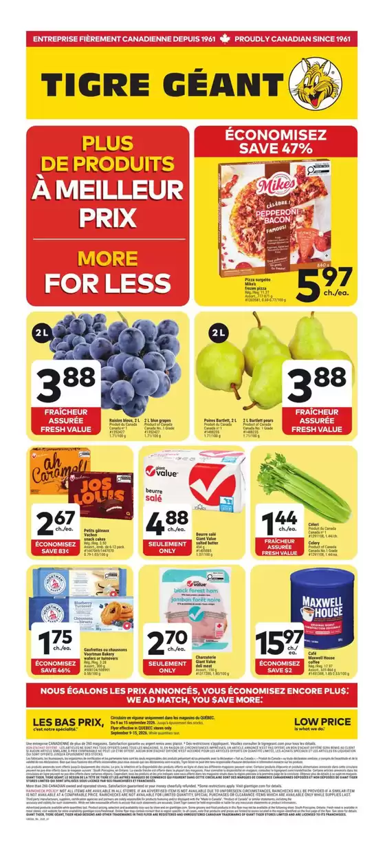 Giant Tiger catalogue | Our best bargains | 2026-09-09T00:00:00.000Z - 2026-09-15T00:00:00.000Z