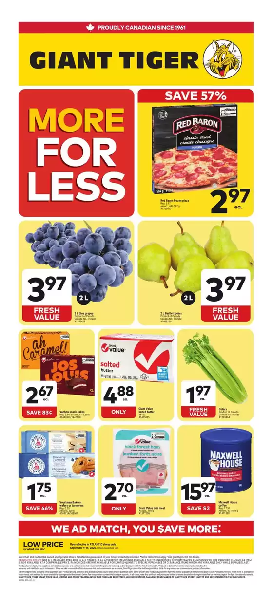 Giant Tiger catalogue | Great offer for all customers | 2026-09-09T00:00:00.000Z - 2026-09-15T00:00:00.000Z