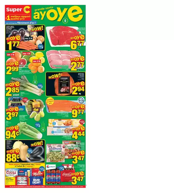 Super C catalogue | Discounts and promotions | 2026-09-10T00:00:00.000Z - 2026-09-16T00:00:00.000Z
