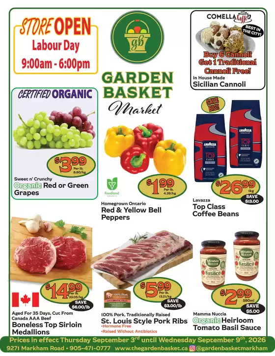 The Garden Basket catalogue | Weekly flyer | 2026-09-08T00:00:00.000Z - 2026-09-09T00:00:00.000Z