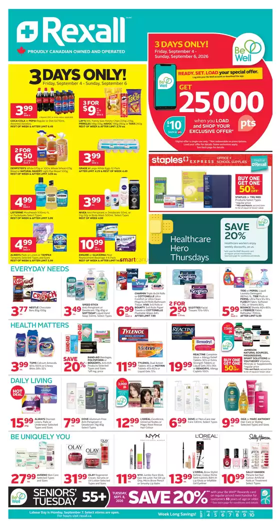 Rexall catalogue | Weekly flyer | 2026-09-08T00:00:00.000Z - 2026-09-10T00:00:00.000Z