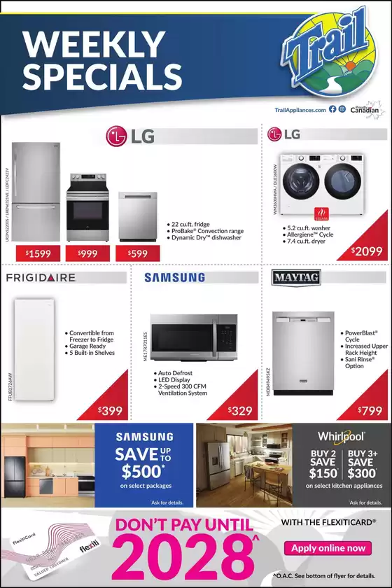 Trail Appliances catalogue | Weekly specials | 2026-09-08T00:00:00.000Z - 2026-09-09T00:00:00.000Z