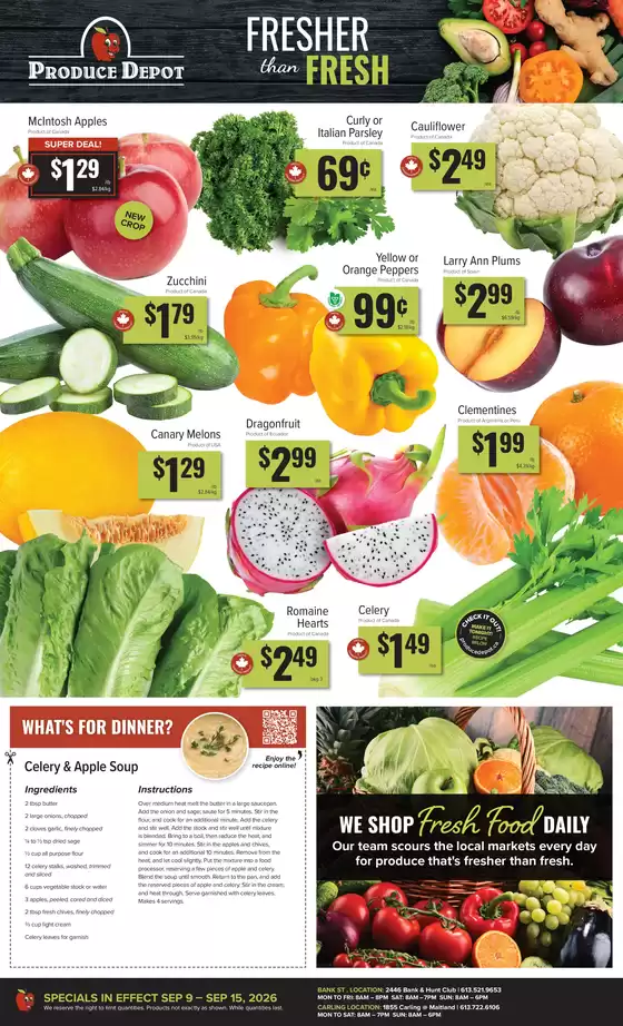 Produce Depot catalogue | Weekly flyer | 2026-09-09T00:00:00.000Z - 2026-09-15T00:00:00.000Z