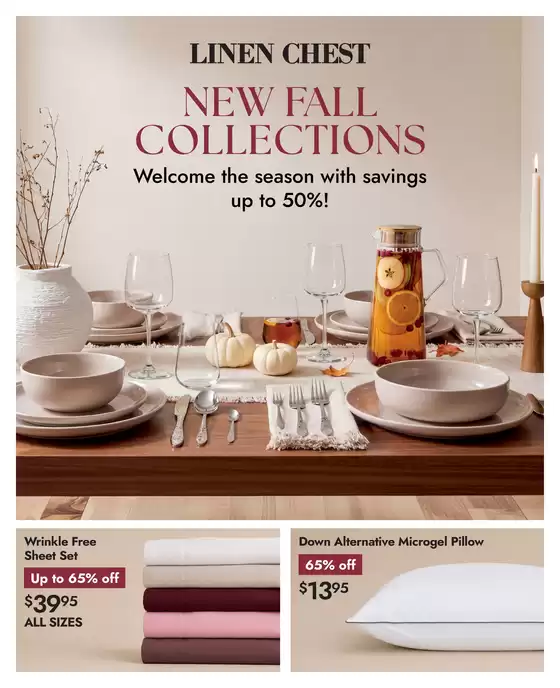 Linen Chest catalogue | Linen Chest Flyers | Monthly Deals and Sales | 2026-09-09T00:00:00.000Z - 2026-09-30T00:00:00.000Z