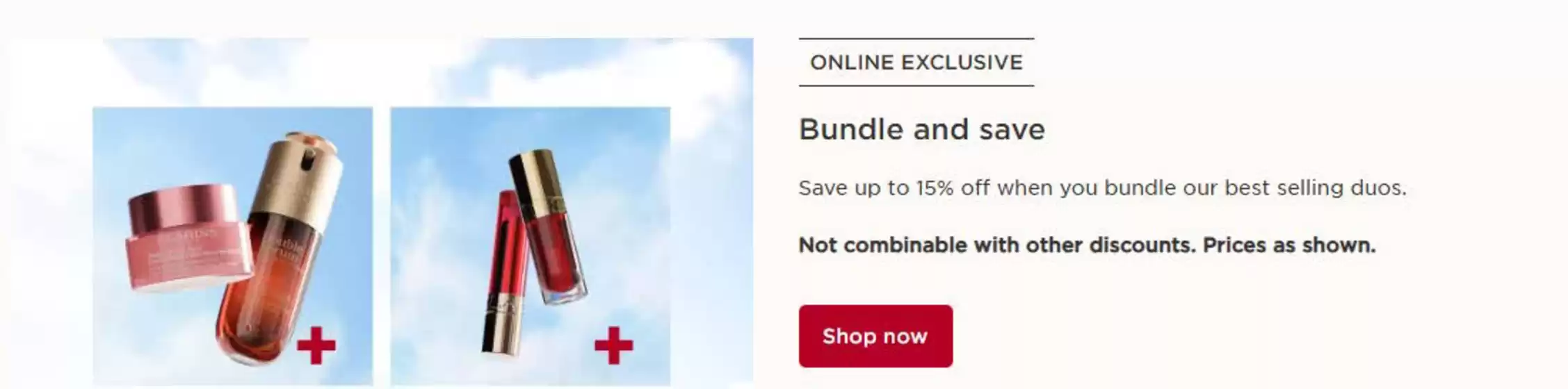 Clarins catalogue | Save up to 15 % off | 2026-09-09T00:00:00.000Z - 2026-09-27T00:00:00.000Z