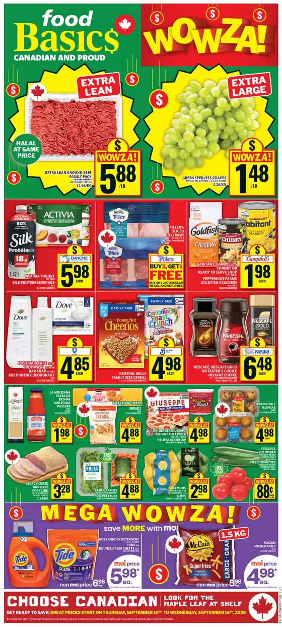 Food Basics catalogue | Top deals for all customers | 2026-09-10T00:00:00.000Z - 2026-09-16T00:00:00.000Z