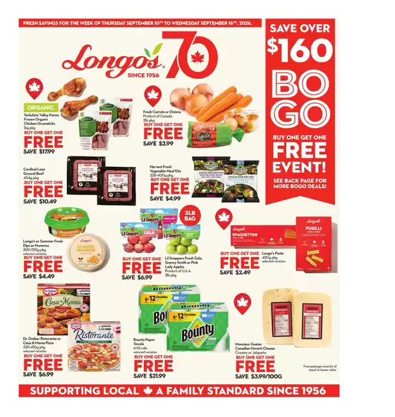 Longo's catalogue | Exclusive bargains | 2026-09-10T00:00:00.000Z - 2026-09-16T00:00:00.000Z