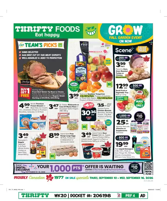 Thrifty Foods catalogue | Great offer for bargain hunters | 2026-09-10T00:00:00.000Z - 2026-09-16T00:00:00.000Z