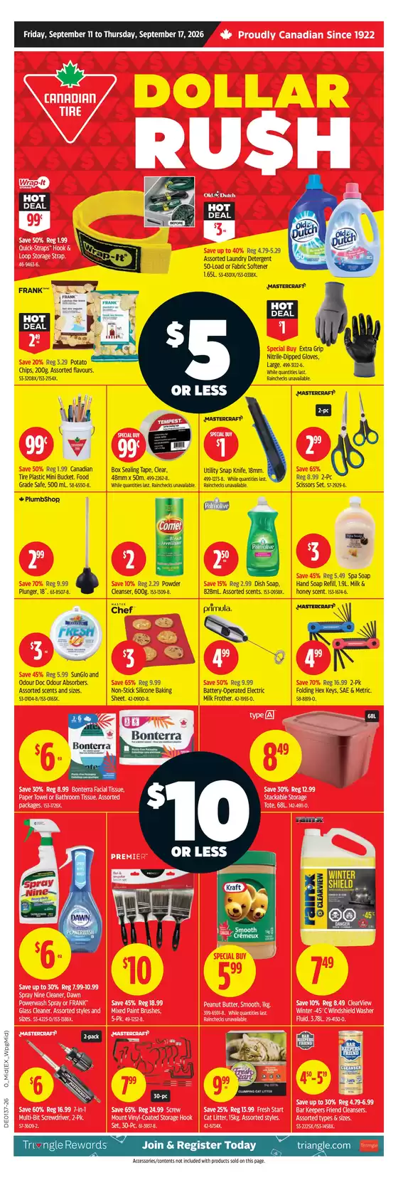 Canadian Tire catalogue | Exclusive deals and bargains | 2026-09-11T00:00:00.000Z - 2026-09-17T00:00:00.000Z
