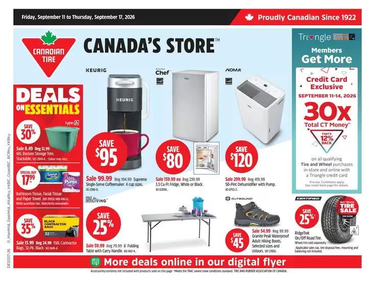 Canadian Tire catalogue | Our best deals for you | 2026-09-11T00:00:00.000Z - 2026-09-17T00:00:00.000Z
