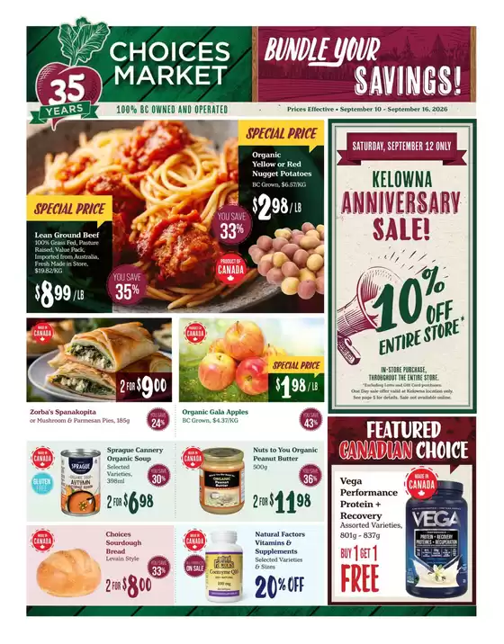 Choices Market catalogue | Weekly specials | 2026-09-10T00:00:00.000Z - 2026-09-16T00:00:00.000Z