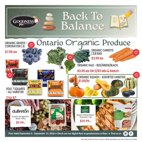 Goodness Me catalogue | Back to balance | 2026-09-10T00:00:00.000Z - 2026-09-15T00:00:00.000Z