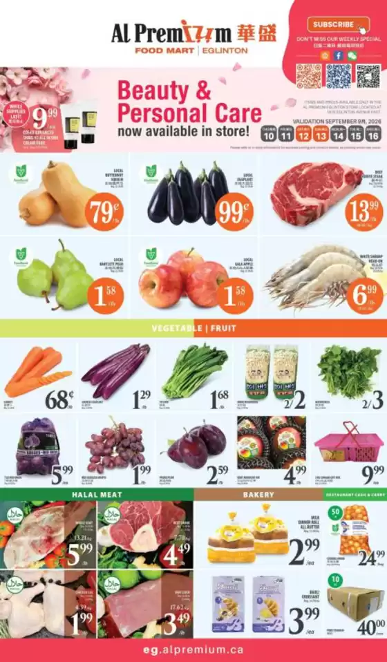 Al Premium catalogue | WEEKLY SPECIAL EGLINTON | 2026-09-09T00:00:00.000Z - 2026-09-16T00:00:00.000Z