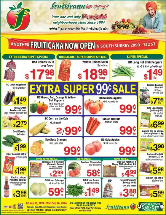 Fruiticana catalogue | Fruiticana flyer | 2026-09-11T00:00:00.000Z - 2026-09-16T00:00:00.000Z