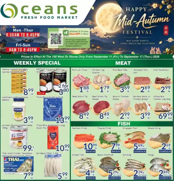 Oceans Fresh Food Market catalogue | Enjoy Special deals everyday | 2026-09-14T00:00:00.000Z - 2026-09-17T00:00:00.000Z
