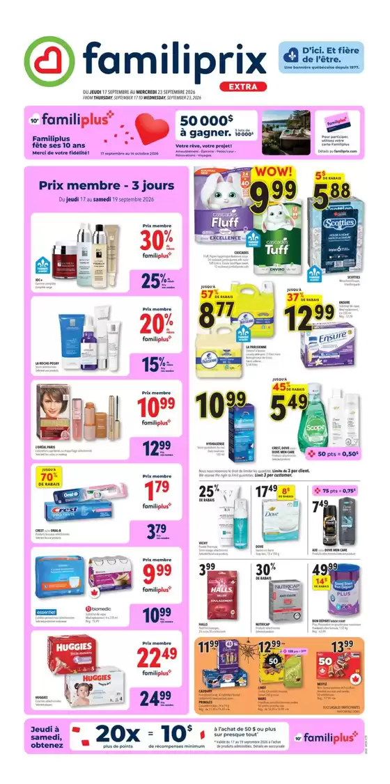 Familiprix catalogue | Great offer for all customers | 2026-09-17T00:00:00.000Z - 2026-09-23T00:00:00.000Z
