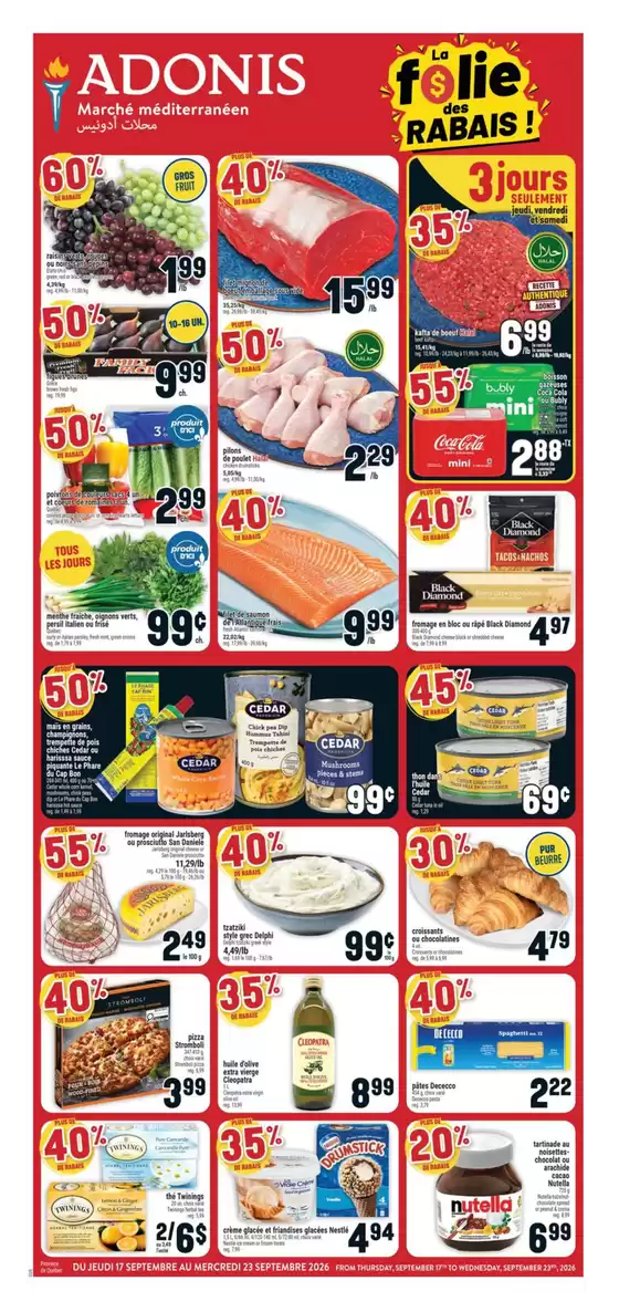 Marché Adonis catalogue | Our best bargains | 2026-09-17T00:00:00.000Z - 2026-09-23T00:00:00.000Z