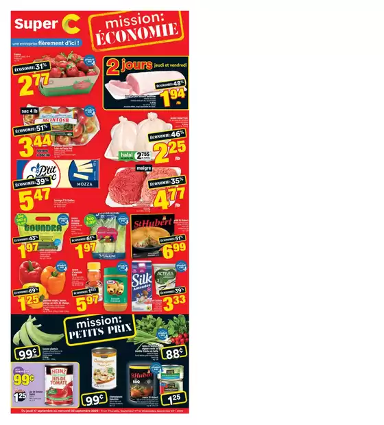 Super C catalogue | Our best bargains | 2026-09-17T00:00:00.000Z - 2026-09-23T00:00:00.000Z