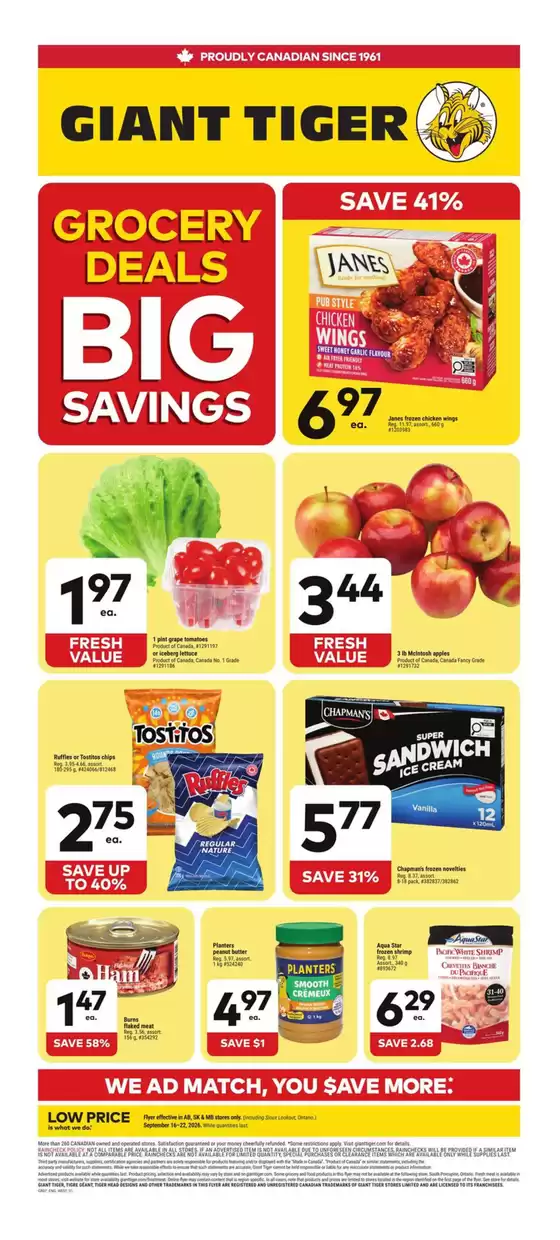 Giant Tiger catalogue | New offers to discover | 2026-09-16T00:00:00.000Z - 2026-09-22T00:00:00.000Z