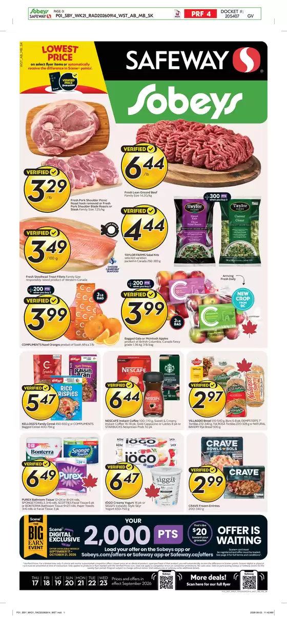 Safeway catalogue | Our best deals for you | 2026-09-17T00:00:00.000Z - 2026-09-23T00:00:00.000Z